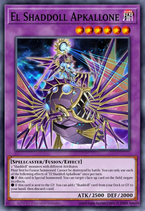 El Shaddoll Apkallone trading card