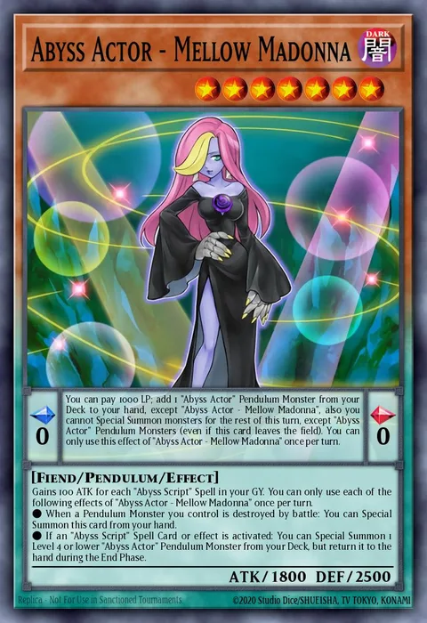 Abyss Actor - Mellow Madonna trading card