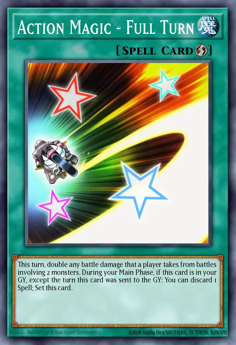 Action Magic - Full Turn trading card
