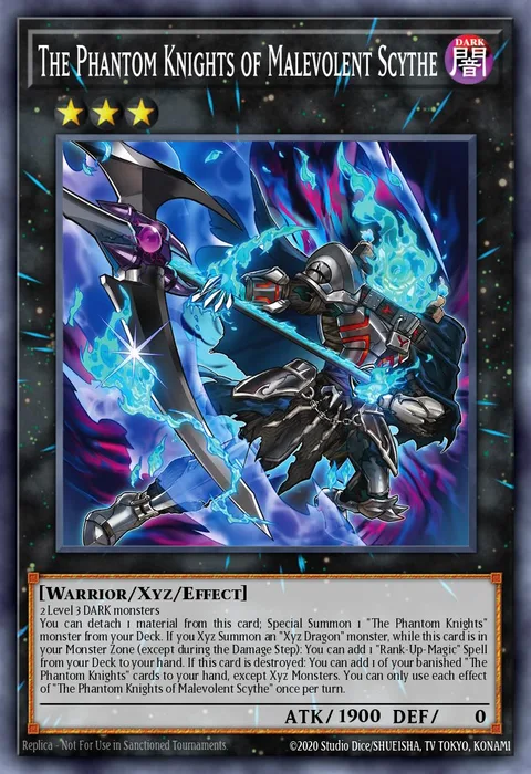 The Phantom Knights of Malevolent Scythe trading card