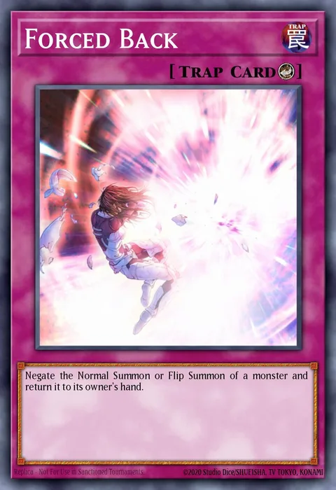 Forced Back trading card