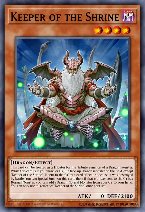 Keeper of the Shrine trading card