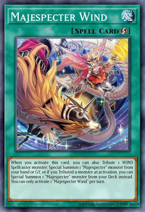 Majespecter Wind trading card