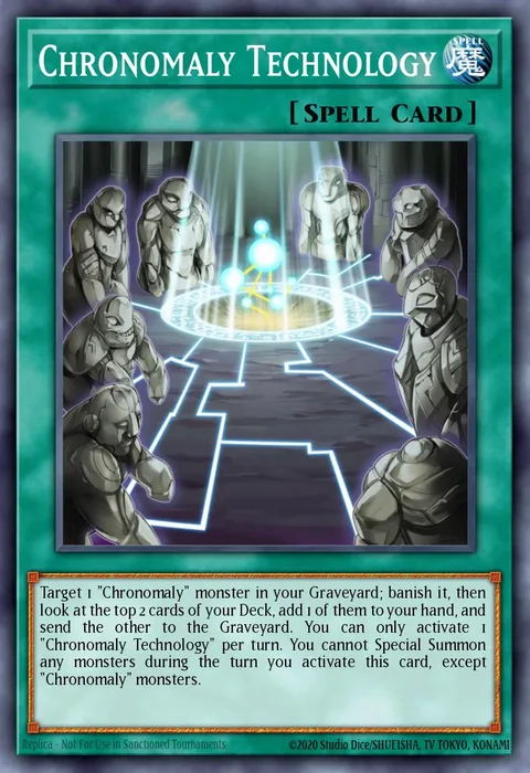 Chronomaly Technology trading card