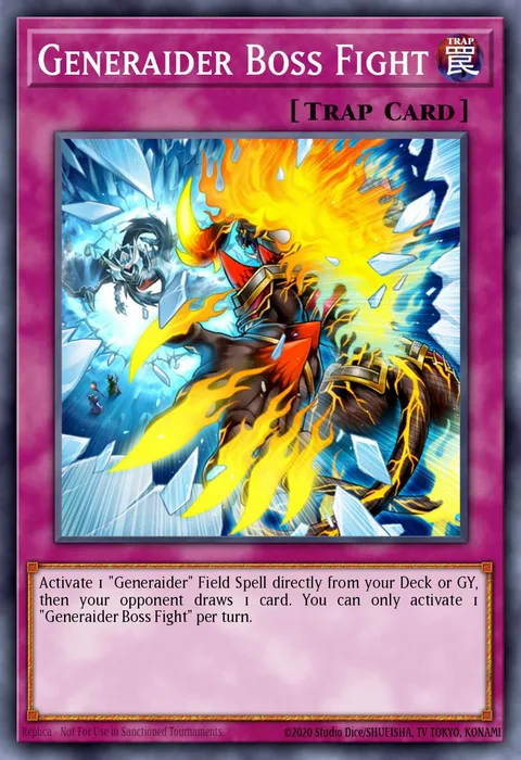 Generaider Boss Fight trading card