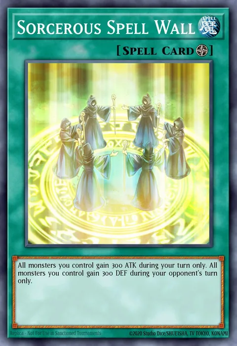 Sorcerous Spell Wall trading card