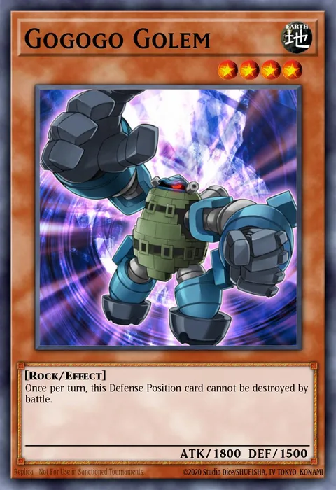 Gogogo Golem trading card