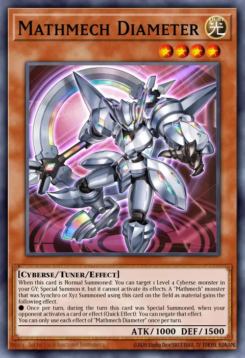 Mathmech Diameter trading card