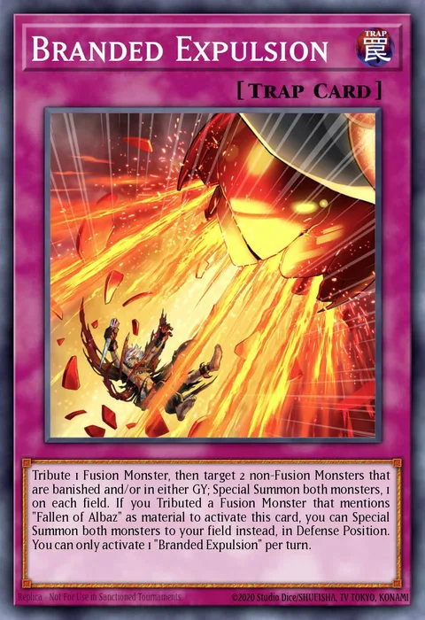 Branded Expulsion trading card
