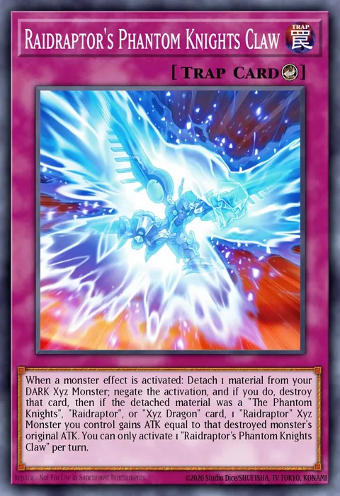 Raidraptor's Phantom Knights Claw trading card