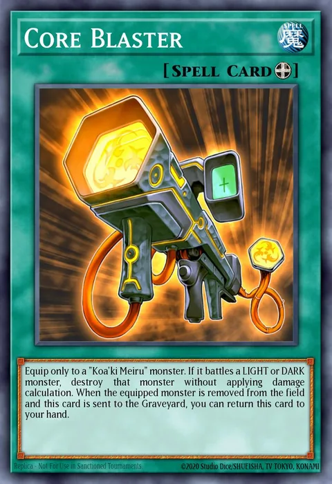 Core Blaster trading card
