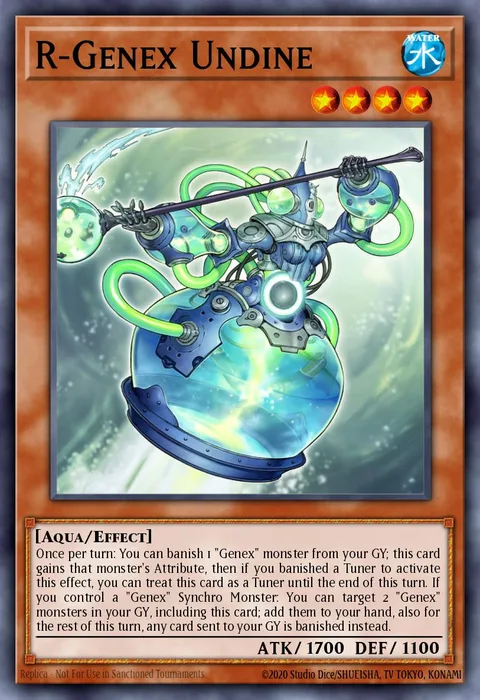 R-Genex Undine trading card