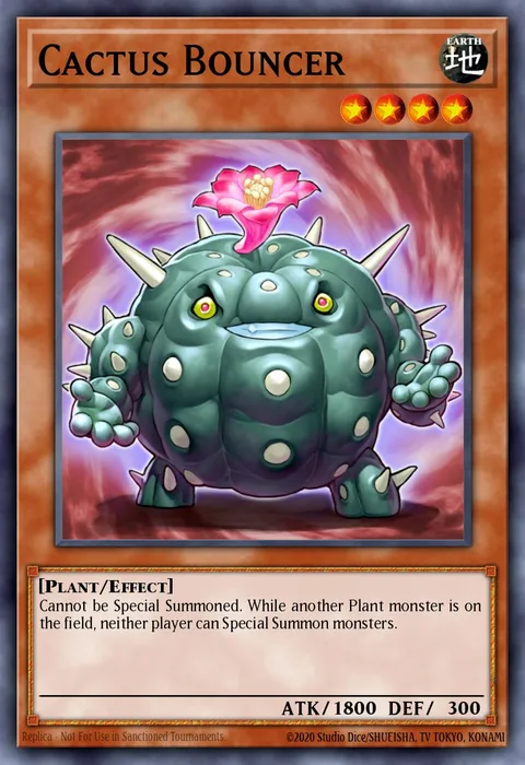 Cactus Bouncer trading card