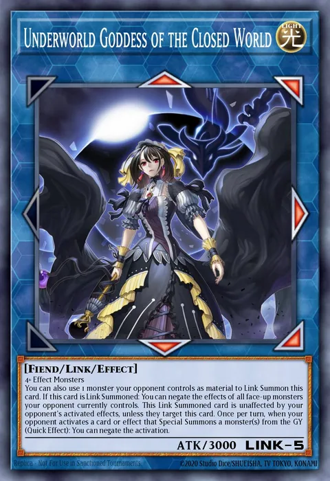 Underworld Goddess of the Closed World trading card