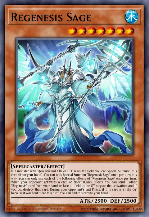 Regenesis Sage trading card
