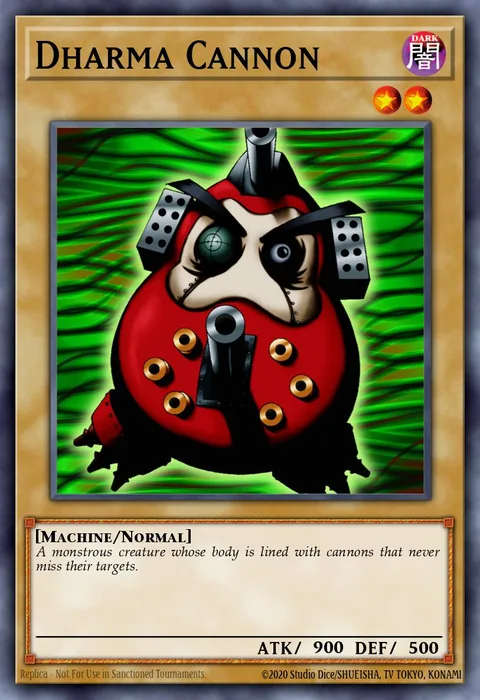 Dharma Cannon trading card