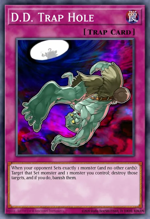 D.D. Trap Hole trading card