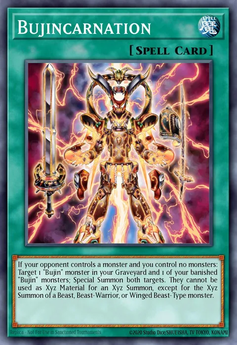 Bujincarnation trading card