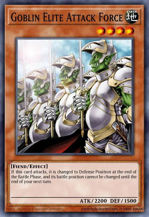 Goblin Elite Attack Force trading card