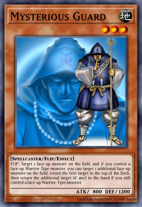 Mysterious Guard trading card