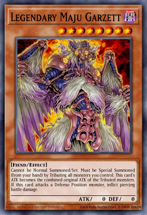 Legendary Maju Garzett trading card
