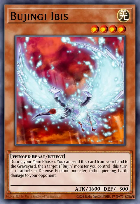 Bujingi Ibis trading card