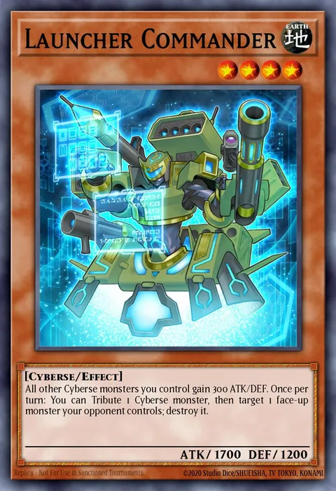Launcher Commander trading card