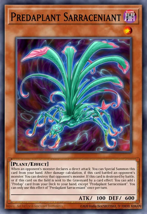 Predaplant Sarraceniant trading card