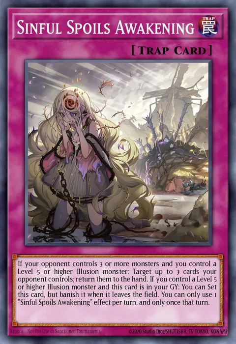 Sinful Spoils Awakening trading card