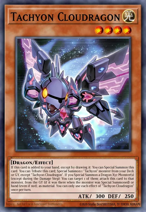 Tachyon Cloudragon trading card