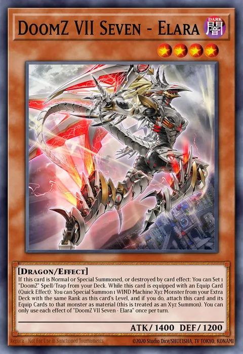 DoomZ VII Seven - Elara trading card