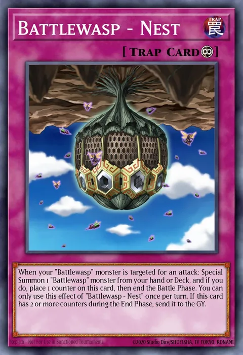 Battlewasp - Nest trading card