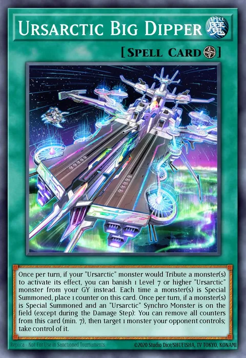 Ursarctic Big Dipper trading card