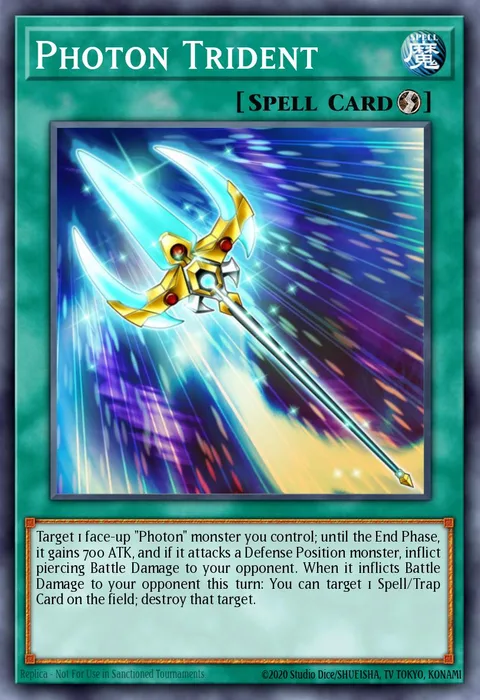 Photon Trident trading card