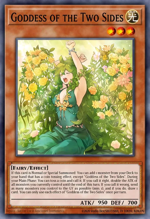 Goddess of the Two Sides trading card