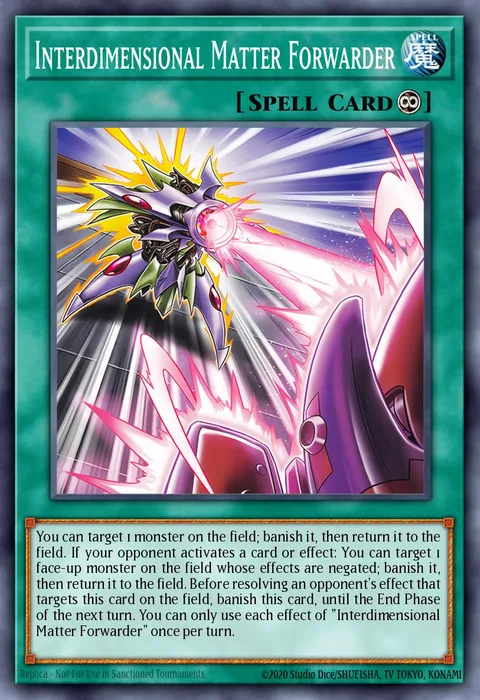 Interdimensional Matter Forwarder trading card