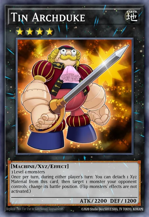 Tin Archduke trading card