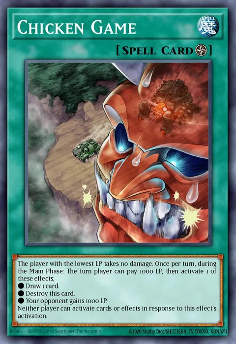 Chicken Game trading card