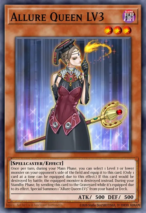 Allure Queen LV3 trading card