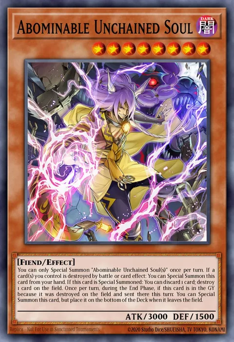 Abominable Unchained Soul trading card