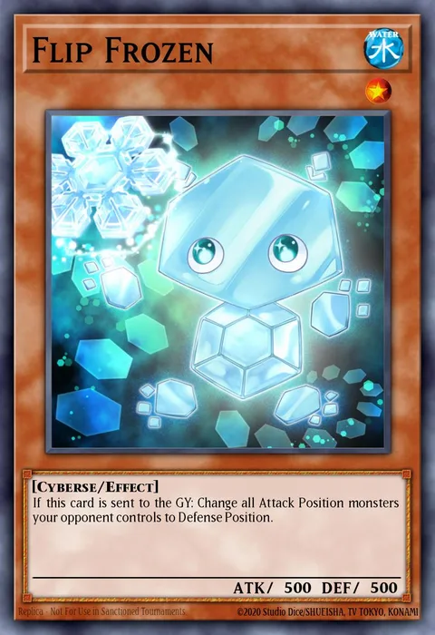 Flip Frozen trading card