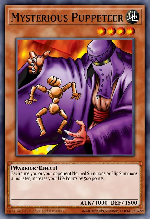 Mysterious Puppeteer trading card