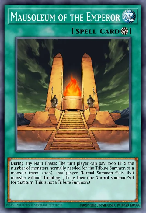 Mausoleum of the Emperor trading card