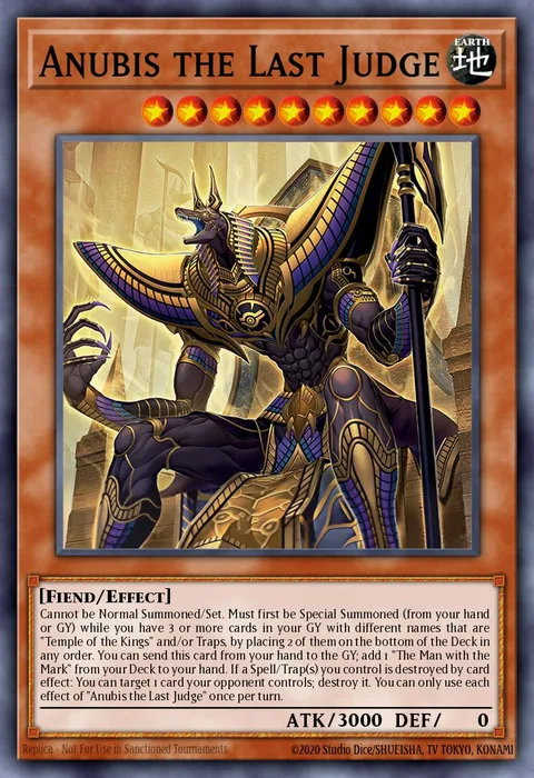 Anubis the Last Judge trading card