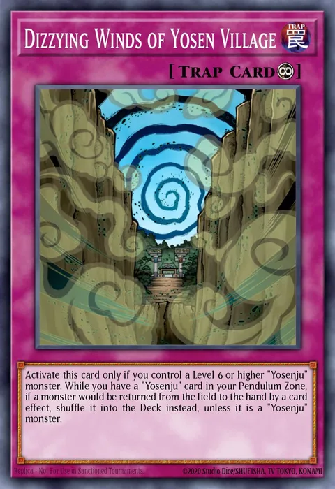 Dizzying Winds of Yosen Village trading card