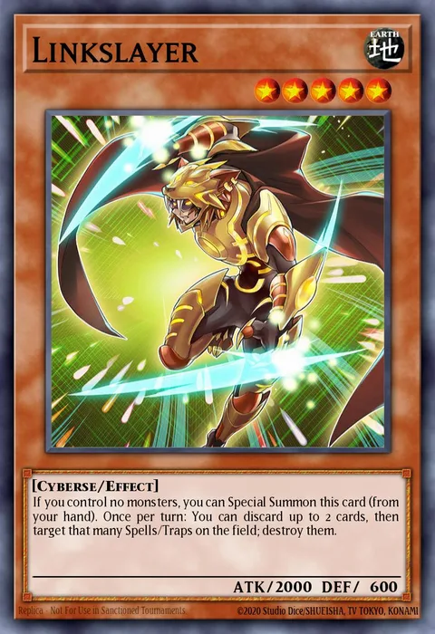 Linkslayer trading card