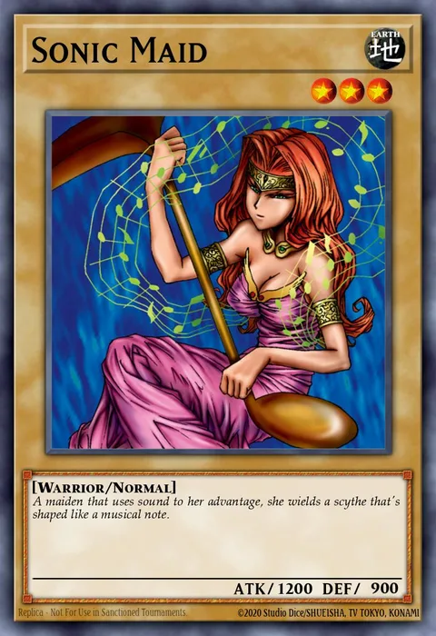 Sonic Maid trading card