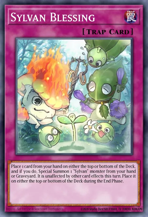 Sylvan Blessing trading card