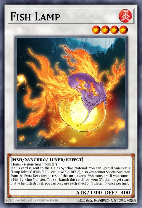 Fish Lamp trading card