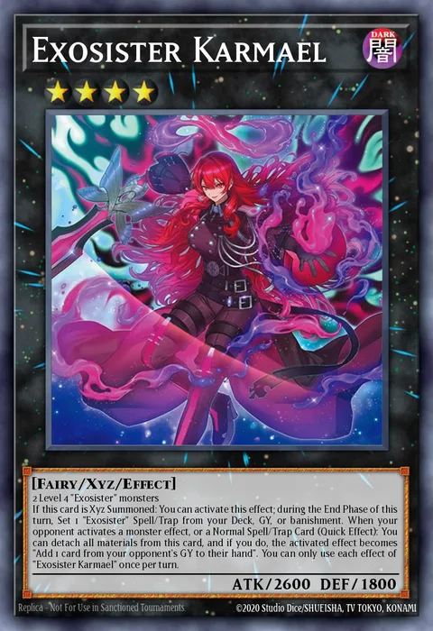 Exosister Karmael trading card
